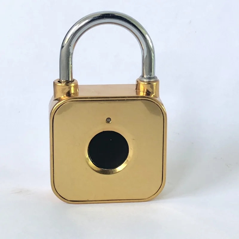 

New Small Fingerprint Padlock File Cabinet Lock Backpack Buggy Travel Box Locker Electronic Password Anti-theft