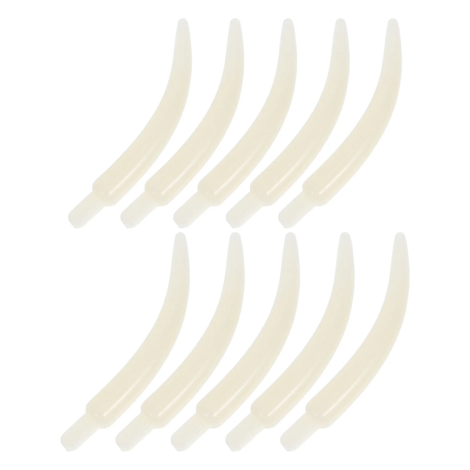 

100Pcs 6Cm Tooth Charms Faux Ivory Plastic Pendant for Jewelry Making DIY Craft Supplies Ethnic Animal Dangle