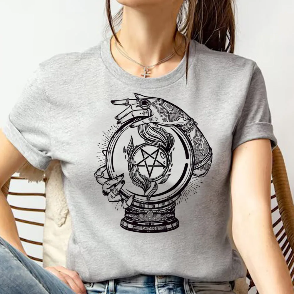 Witch Tee women funny streetwear designer t shirt girl comic 2000s designer clothing