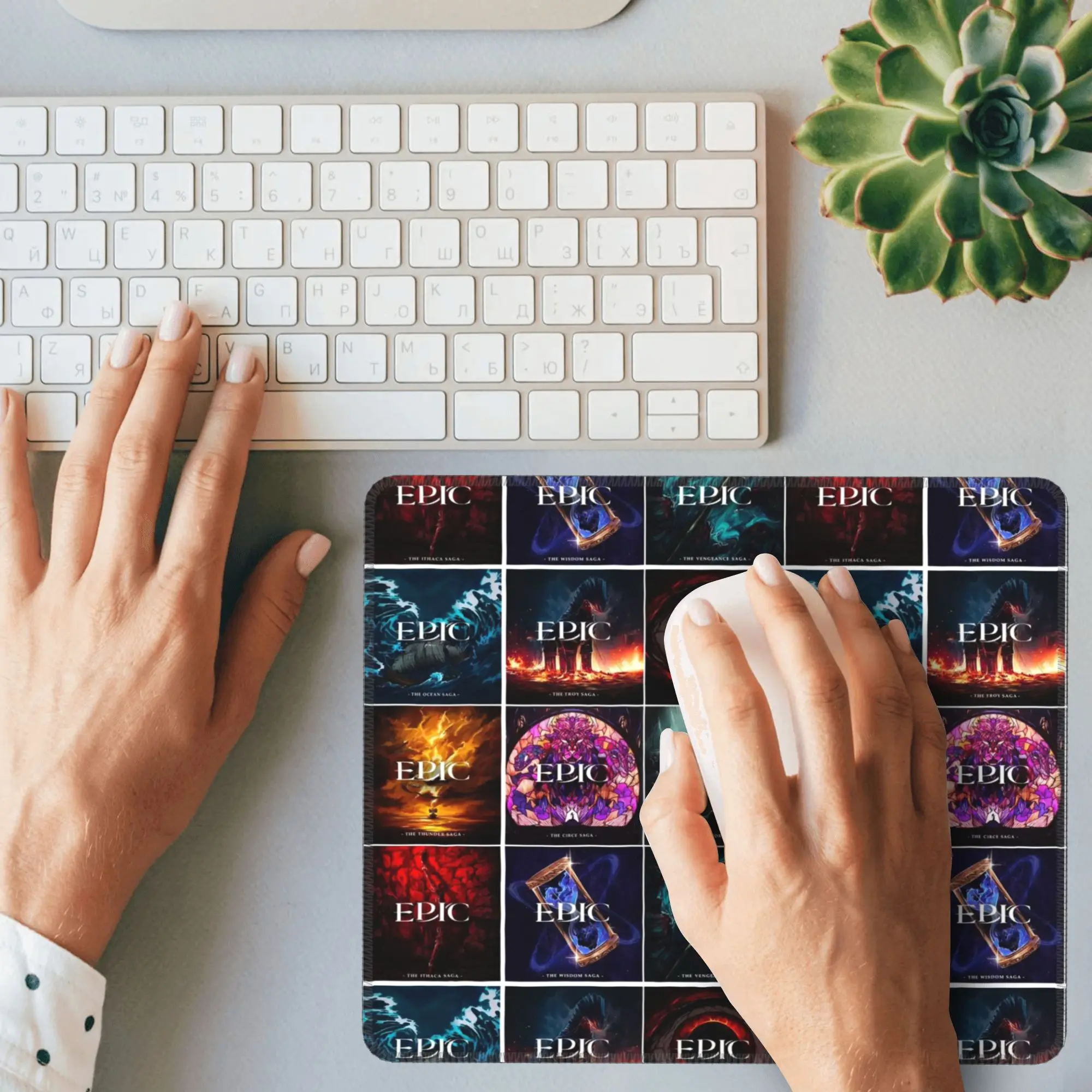 ملحمة الموسيقية ساغا يغطي لوحة الماوس الكمبيوتر لوحة المفاتيح ماوس حصيرة ألعاب الكمبيوتر المحمول مكتب حصيرة مكتب الملحقات الجدول الحصير