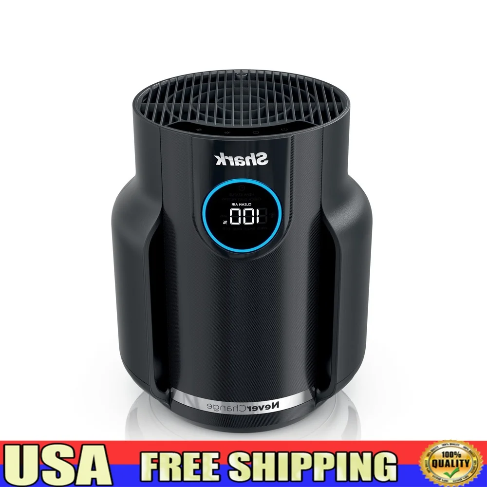 

Компактный очиститель воздуха HEPA с аудиосистемой CleanSense IQ, аллергены, пыль, дым, ультра тихая переменная скорость, домашний офис, спальня, детская комната