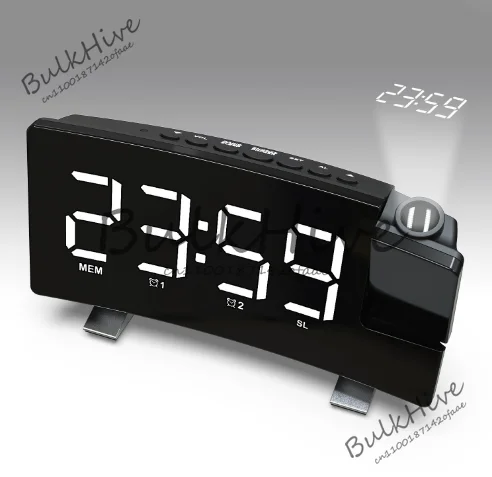 

Проекция будильника, светодиодный дисплей, электронный цифровой настольный будильник, таймер сна