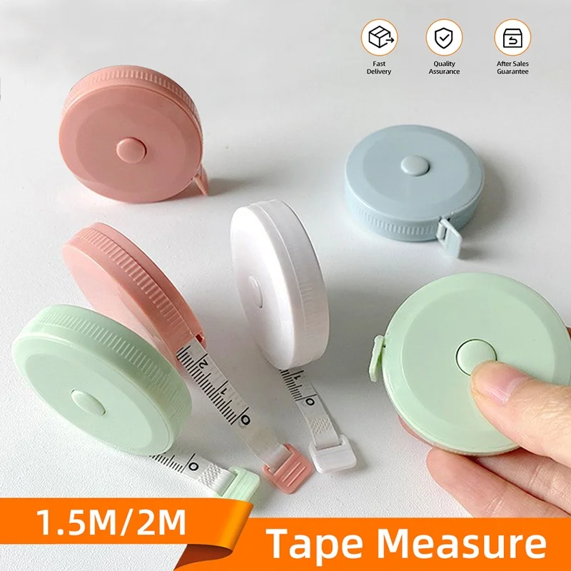 شريط صغير متر الشريط خياط مرنة حاكم المفاتيح أشرطة القياس حجم الملابس شريط القياس المحمولة أدوات خياطة الملحقات