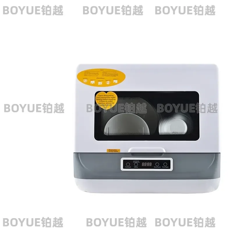 Portable Mini Dishwasher Countertop Automatic High Temp Wash Dry Sterilize Compact Kitchen Appliance No Installation Needed