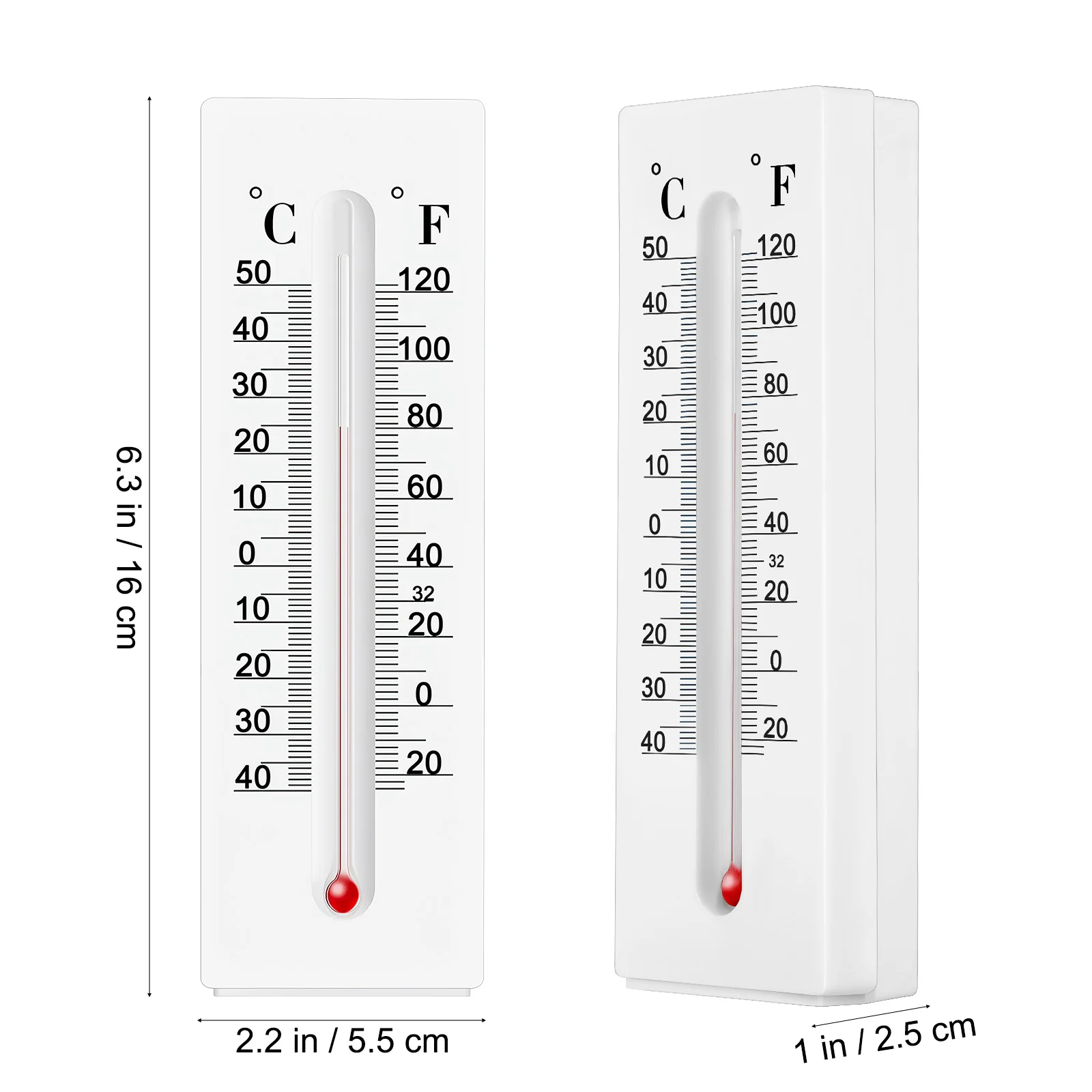 Thermometer Sleutel Voor Buiten Hut Apparaten Hiders Fall Decor Huis Muur Mount Houder Buiten Compartiment Binnen