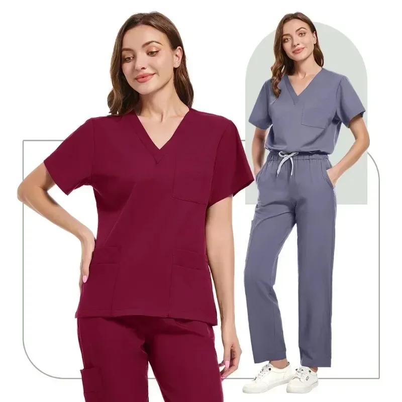 

Medical Uniforms Scrub Sets Uniform Women Joggers Nurse Accessories Veterinary Dentist WorkWear Beauty Salon Beautician Uniforms