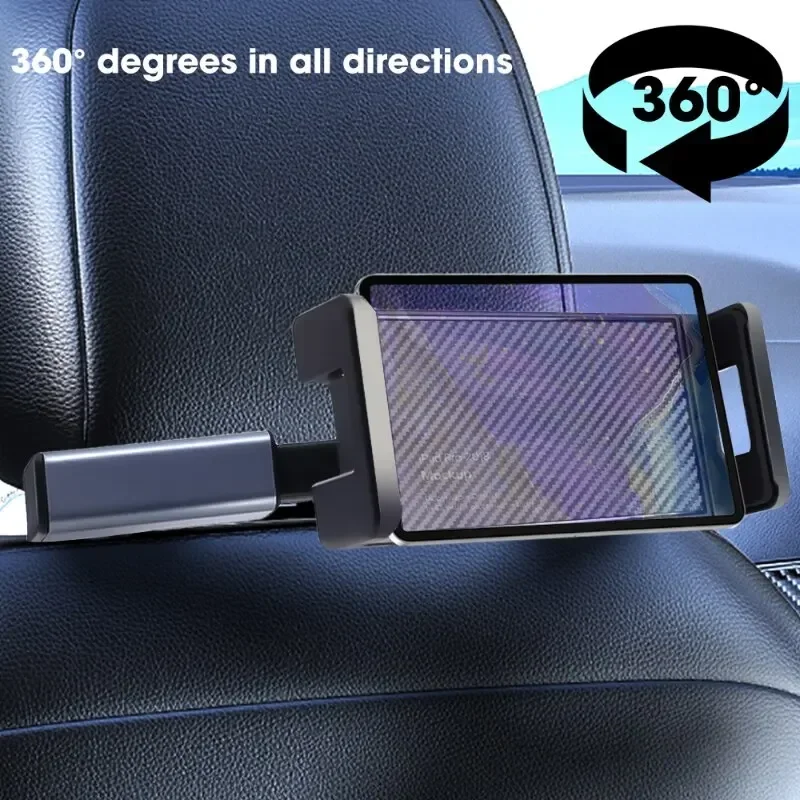 360 Degree Swivel Tablet Stand Headrest Tablet Mount, For IPad 4.7\