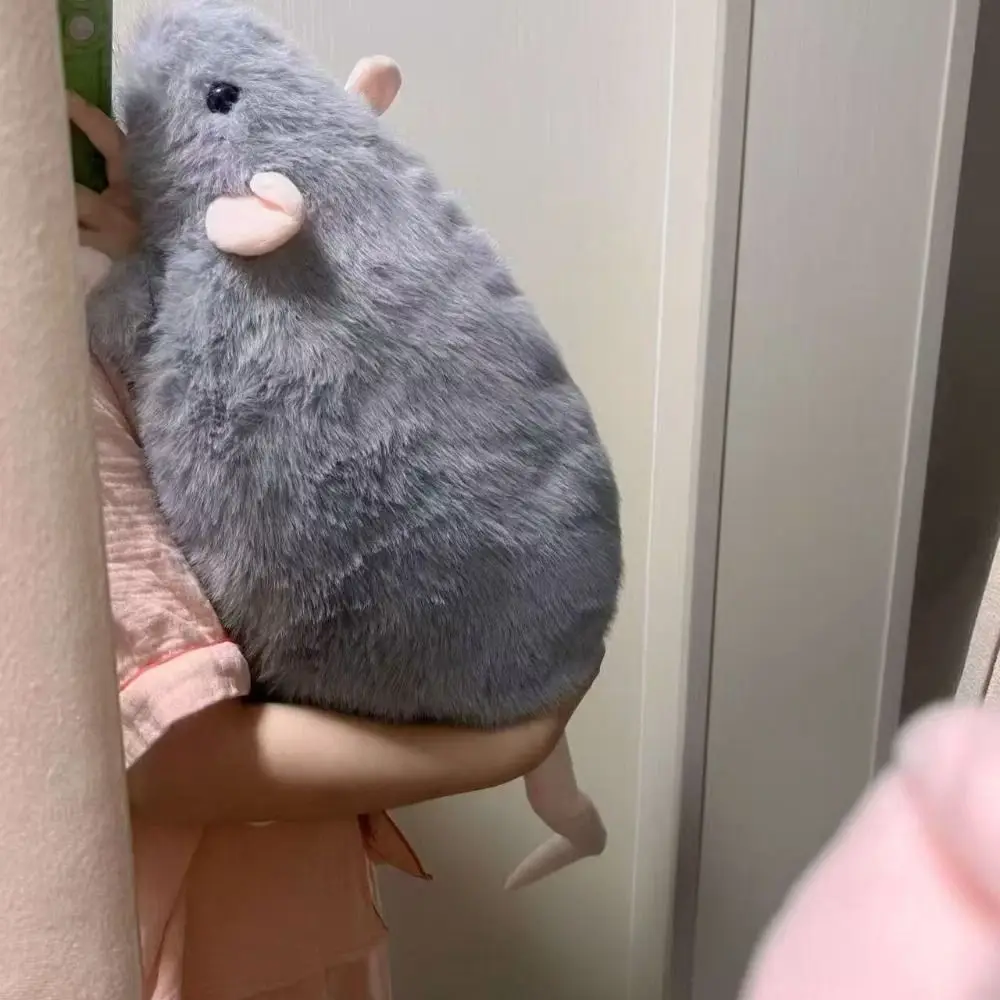 

Креативная мышь 30/45/90 см, большой цветок, ветка, крыса, мультяшная мягкая фигурка животного, подарок на день рождения, мягкие и плюшевые животные