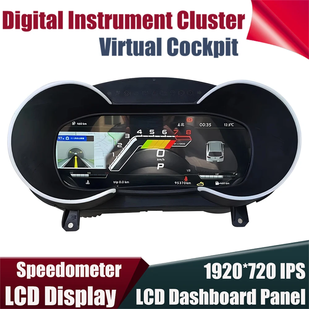 

Digital Dashboard Speedometer For Audi TT TTS A3 A4 A5 Q5 RS4 RS5 LCD Panel Tachometer Virtual Cockpit Instrument Gauge Cluster