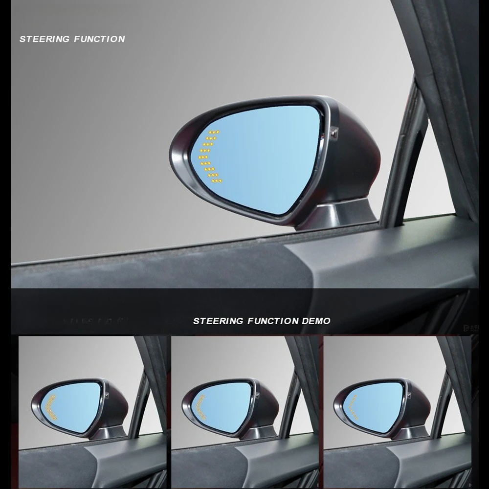 

Зеркало заднего вида с подогревом, динамическим указателем поворота, антибликовым HD-стеклом с синим покрытием и светодиодным индикатором для Toyota GR86 86 и Subaru BRZ