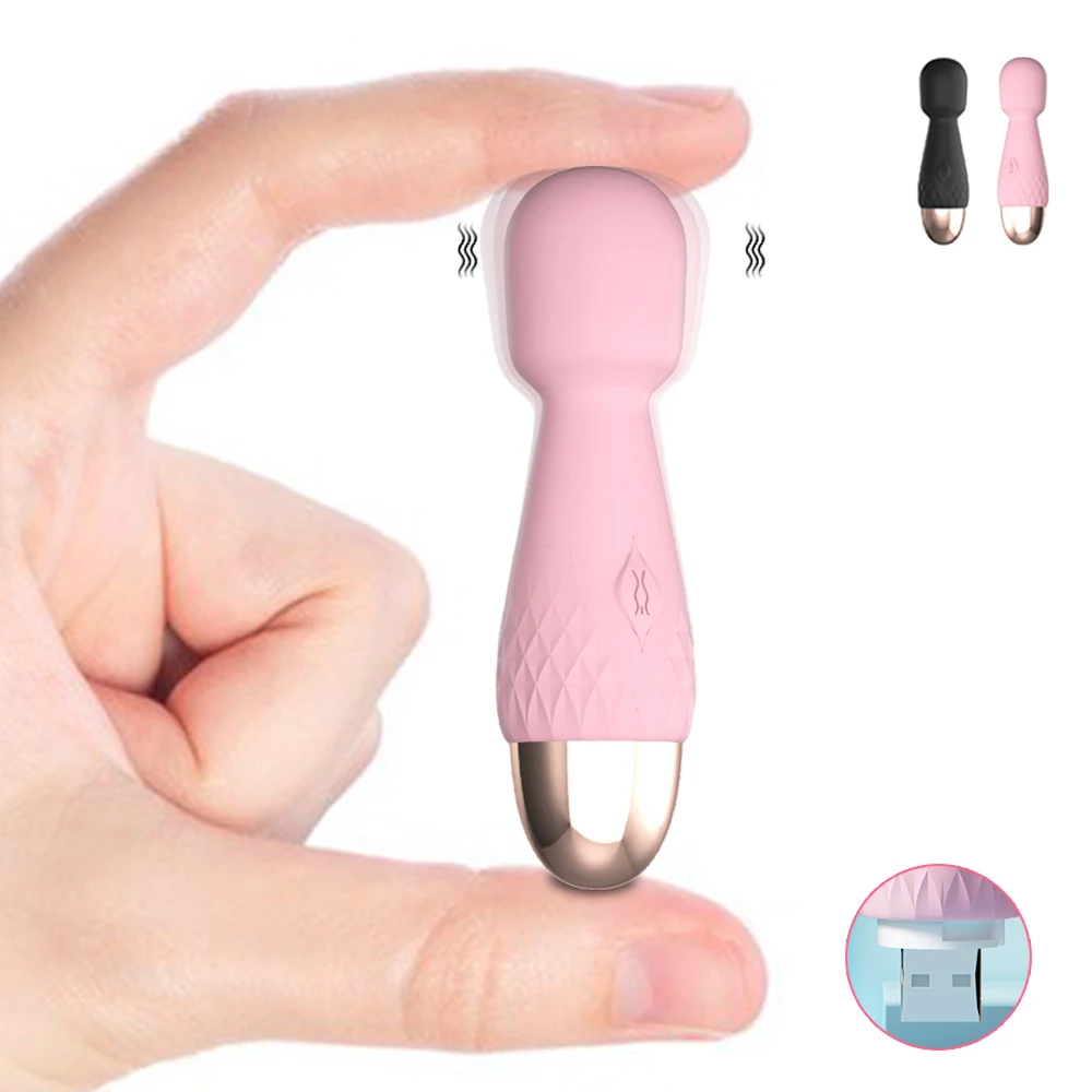 10-speed Mini Vibrator G-Spot Vibration Dildo Erotic Clitoral Stimulation Breast Massager Anal Plug Adult Sex Toys For Women