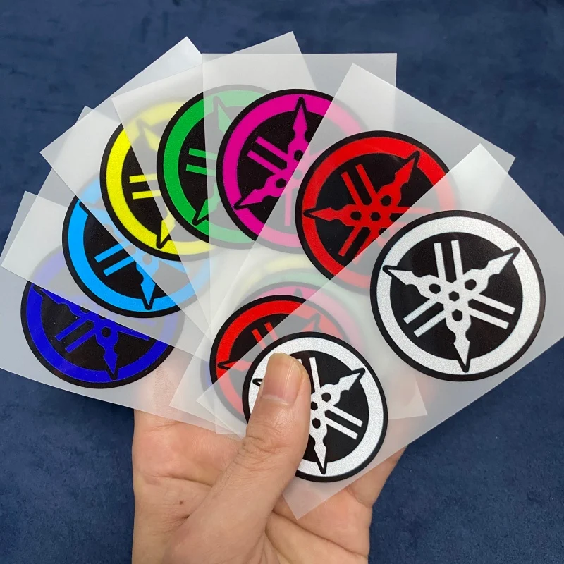 

6Pcs Yamaha Motorcycle Sticker Round Logo Reflective Waterproof Decal For Yamaha Mt-09 Mt-07 NMAX155 Tracer Ténéré AEROX Refit