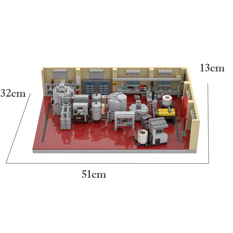 Nuevo 2885 Uds. Serie de películas MOC Modular Breaking Bad Superlab modelo DIY ideas creativas juguete para niños regalo de cumpleaños bloques de construcción