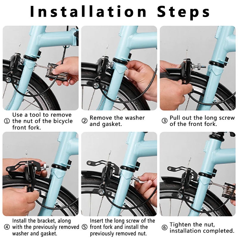 

Folding Bike Fork Light Holder Multi-functional Bicycle Aluminum Alloy Lamp Stand Action Camera Bracket Cycling Accessories