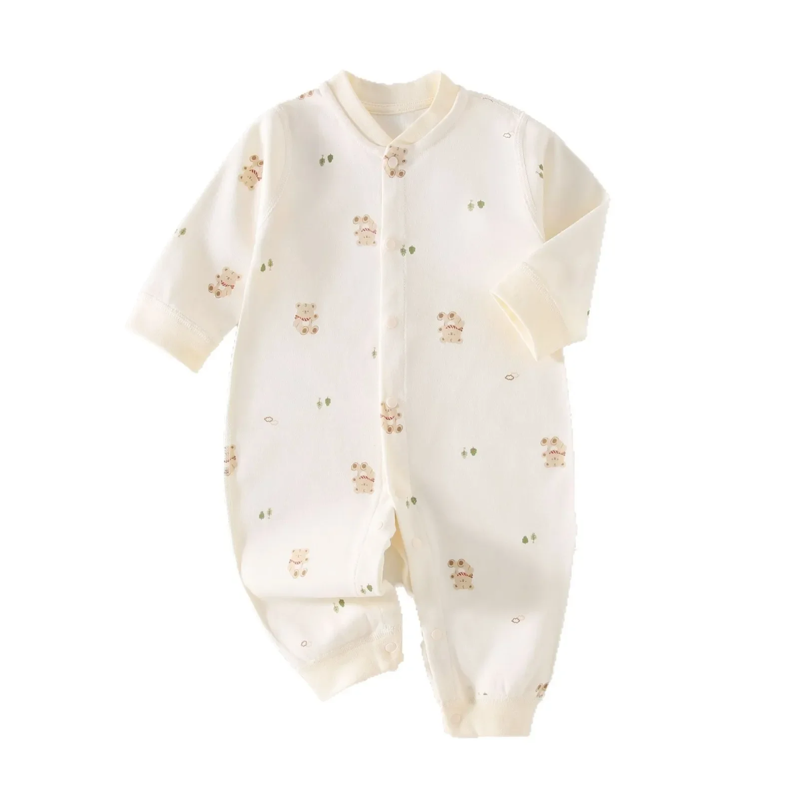 ملابس الطفل الوليد بذلة الفتيات الصبي الوليد طويلة الأكمام طفلة الربيع طفل المتسكعون الزي ارتداءها قطعة واحدة