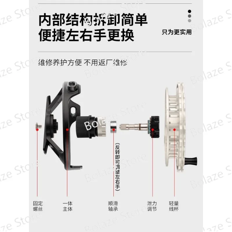 Valley Wheat Wheel L4 Lightweight Edition Explosion Proof Line Valley Wheat Fishing M4 Front Fishing Rod Wind and Fire Wheels