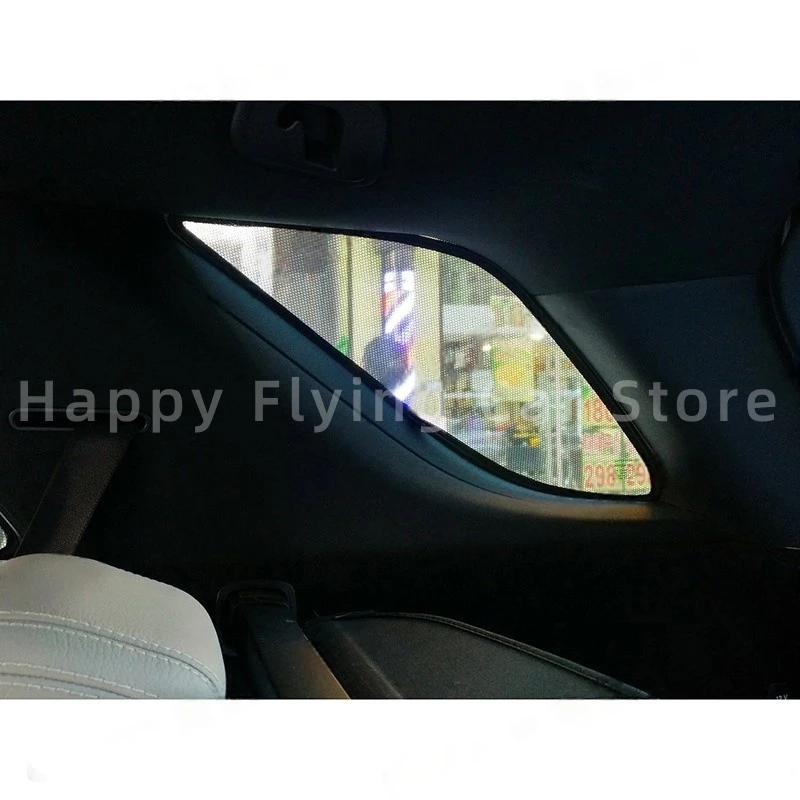 مناسبة لـ Benz M CLASS W164 2006-2011 مظلة نافذة السيارة، حاجز الشمس للباب الأمامي والجانبي، ستارة شبكية