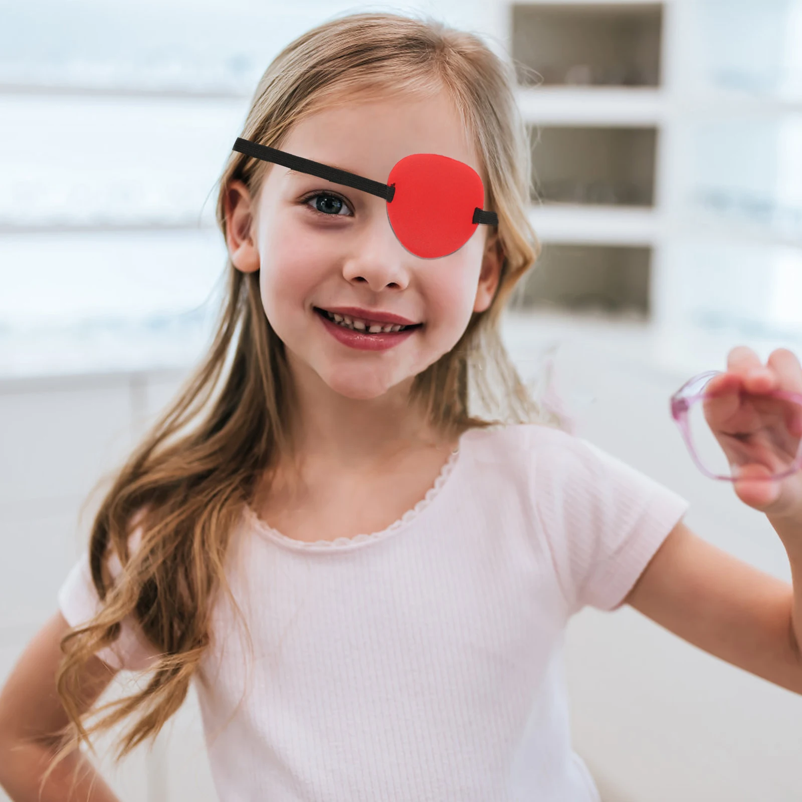 

6 Pcs Portable Eye Covers Blindfold Mask Children's Amblyopia Shading Patch Reusable