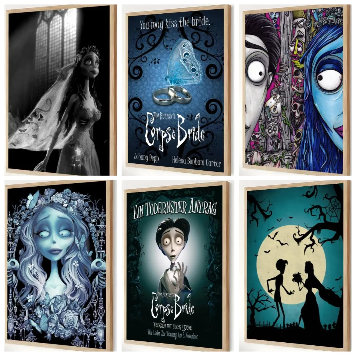 

500 Pieces Jigsaw Puzzle for Adults Cartoon Corpse Bride Paper Puzzles Home Decor Wall Display Festival Gift