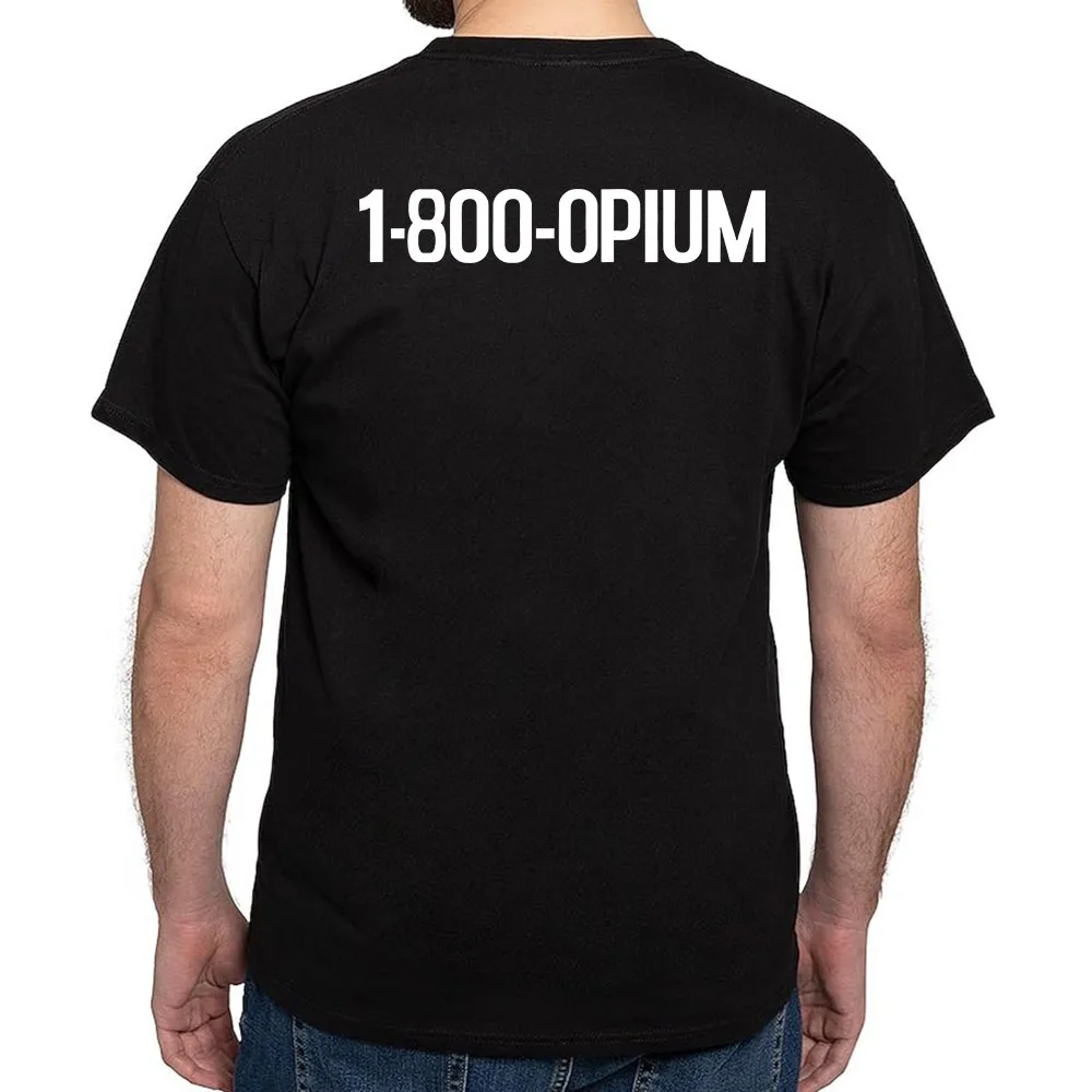 1-800-OPIUM Printing Tshirts Homixide Gang HXG Rock Band T-shirts Cotton Short Sleeve Soft Tee-shirt Men Clothing Graphic Tees