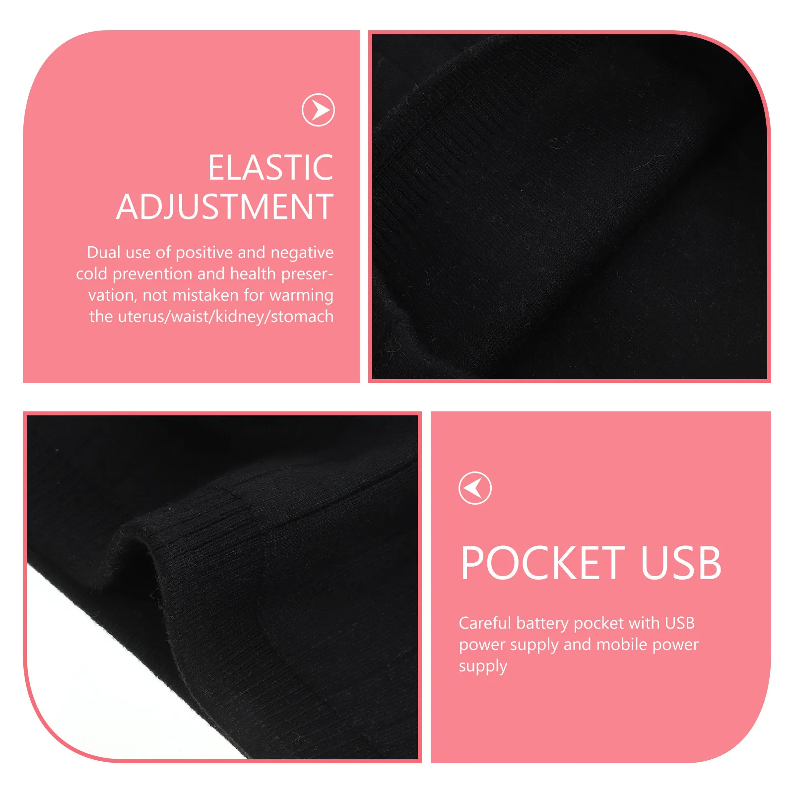 Thickened Belly Warming Belt Waist Support for Women Men Cold Weather Winter Outdoor Activities Skiing Hiking Camping
