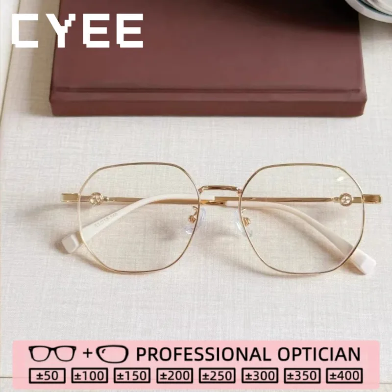 

Очки для чтения CYEE New Fashion TR90 Polygon, высококачественные, женские, с защитой от синего света, оптические, с возможностью изготовления по индивидуальному заказу.