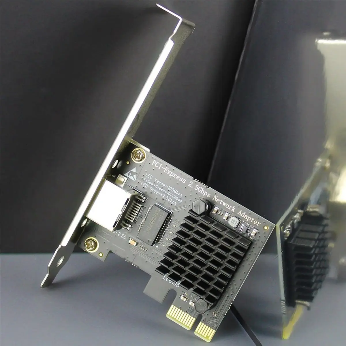 NEW FACTORY~2.5Gb PCIe Network Card for Desktop PC, 2500/1000/100Mbps Gigabit Ethernet RJ45 LAN Port,PCIE X1 Interface Ethernet