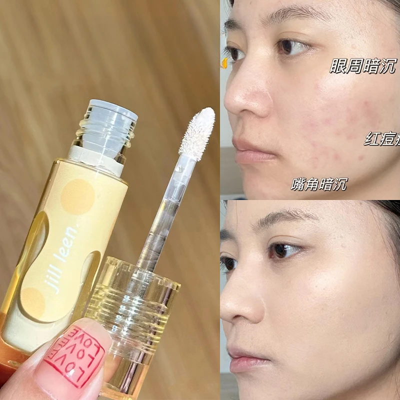 JILL LEEN Liquid Concealer to Cover Lacrimal Groove Spots Acne Marks Black Eye Circles Moisturizing Foundation Face Makeup