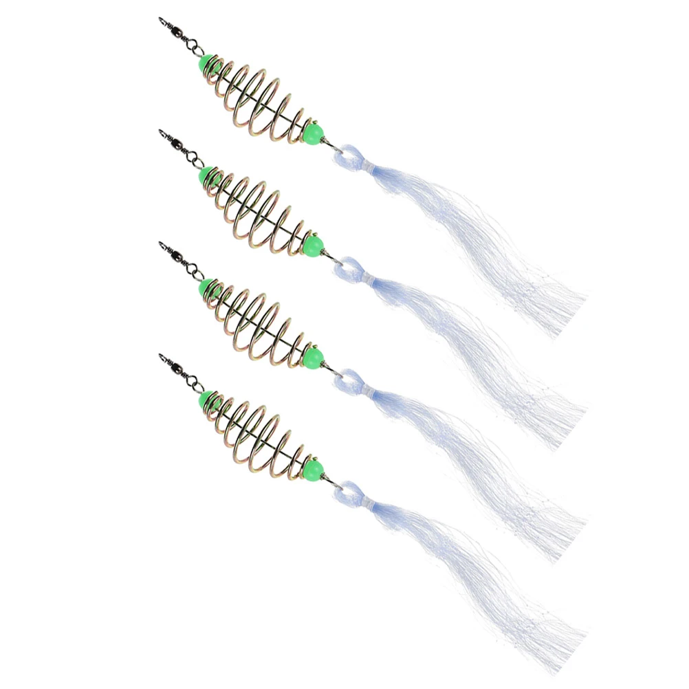 

4pcs Multi-Function Nets Durable Nylon Fish Traps Portable Angling Supplies Waterproof Outdoor Mesh Professional Trap Convenient