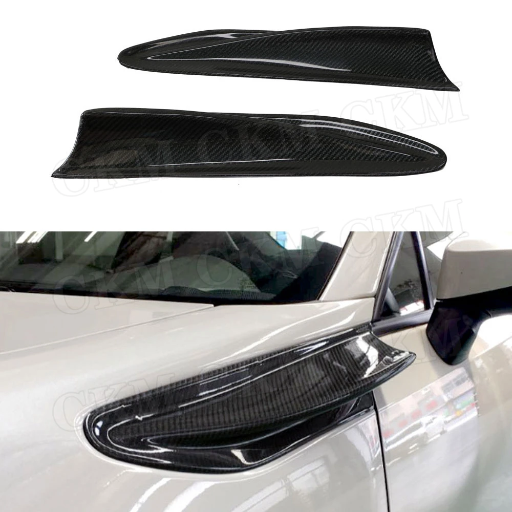 

Carbon Fiber Air Dam Vent Decoration Stickers Side Fender Fin Trim for Subaru BRZ Toyota GT86 2012 - 2019 2PCS/Set Car Body Kits