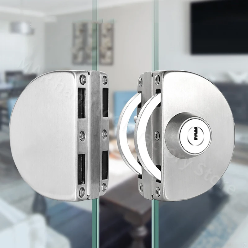 Khóa Cửa Kính Inox Bấm Giá Rẻ Đôi Bu Lông Xoay Đẩy Trượt Khóa Chốt Núm Xoay An Ninh Chống Trộm móc Khóa