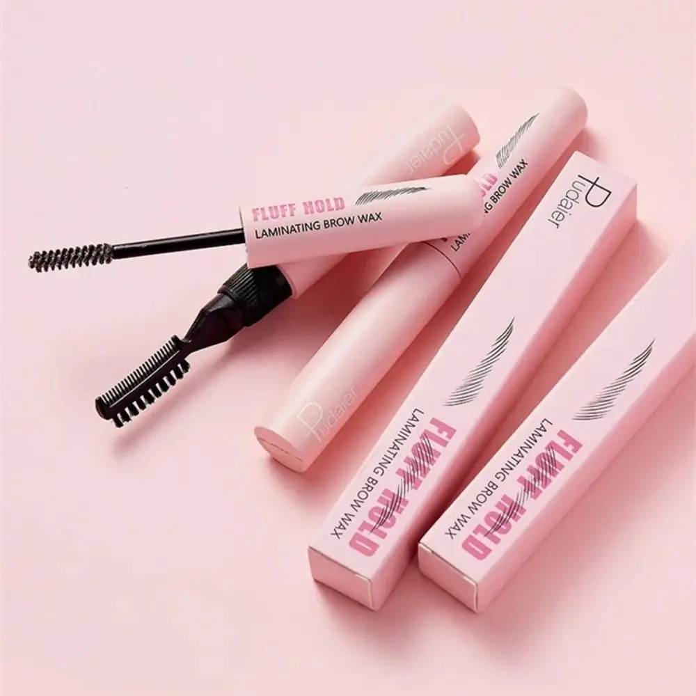 Double Headed Eyebrow Styling Cream Long-Lasting Waterproof Eyebrow Mascara 3D Wild Brow Styling Shaped Eyebrow Glue