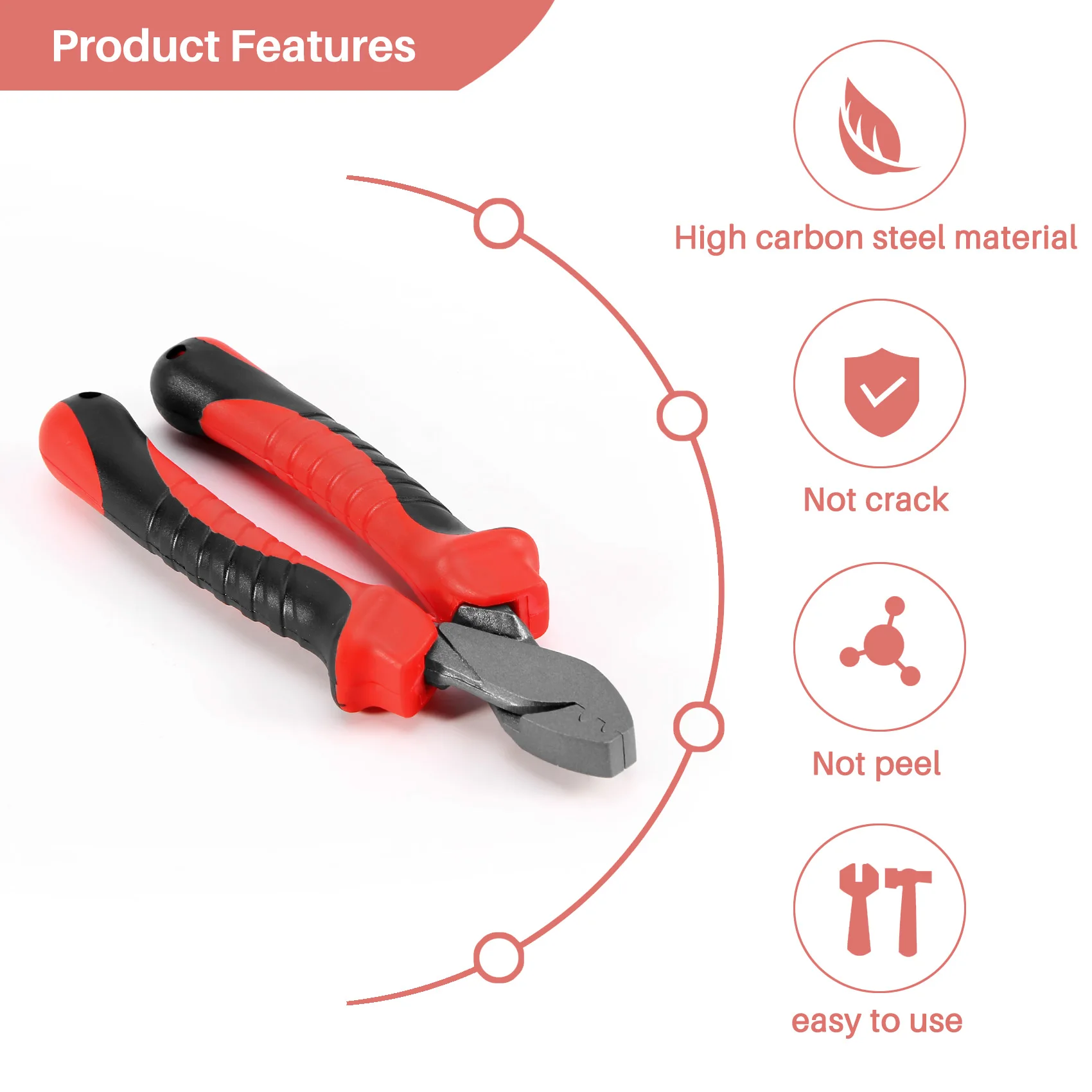 M87K الصيد العقص كماشة لخط الصيد الأكمام الصيد القاطع مقص الصيد معالجة ل قبضة السنانير سبليت خواتم #6