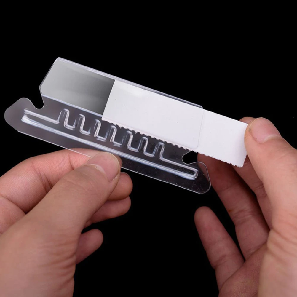 

100Pcs File Folder Tabs PVC Sturdy Detachable Small Hanging File Labels Document Organizer for Filing Classification