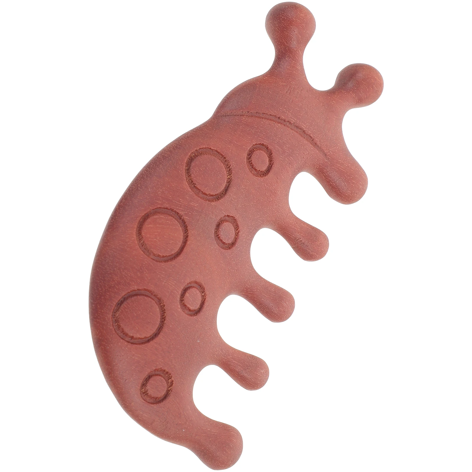 

Red Sandalwood Massage Comb Scalp Scraping Tool Body Acupoint Massager Portable Wooden Combs For Home Travel Handheld Massager