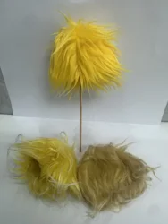 M0103 children handmade toy 1/12 1/8 1/6 1/3 1/4 uncle Doll wig BJD/SD doll props Accessories White gold yellow hair 1pcs
