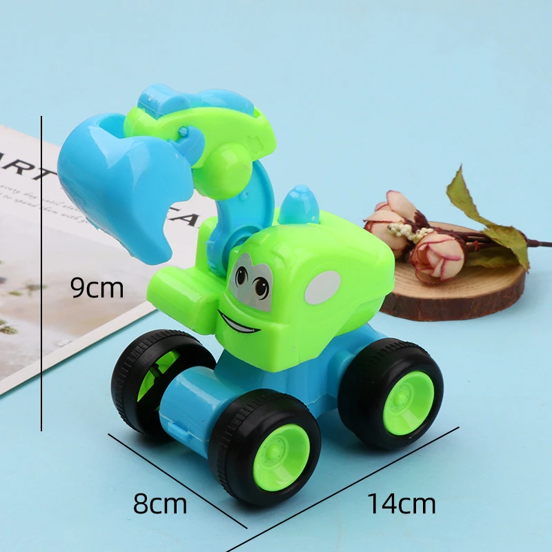 Puzzle de voiture de construction de dessin animé pour enfants, jouets de simulation, ingénierie par inertie, nouveau, créatif, Dérapage, EbCrane, garçons