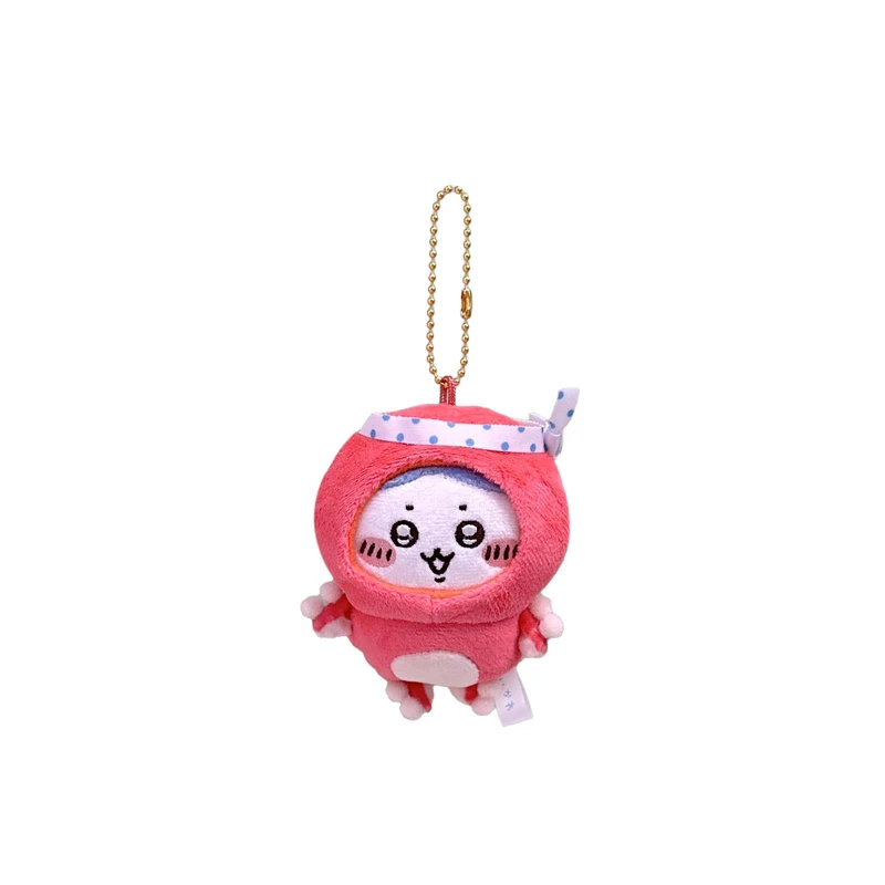 JIYI Takoyaki Prize Series Plush Keychain Cute Usagi Hachiware Momonga Octopus Ball Kawaii Doll Soft Toy Pendant Gift view 6