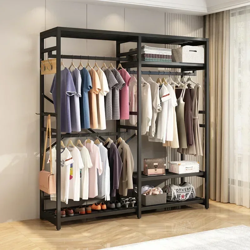 Storage Cabinet Modern Wooden With Glass Doors Living Room Space Saving Easy Assembly