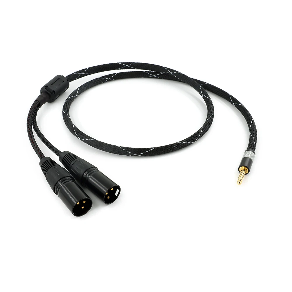 Canare L-4E6S Star Quad High-End HIFI Balance 4.4mm To 2 XLR Audio Cable JAPAN Canare Audio cable / 0.5m 1m 1.5m 2m 3m 5m