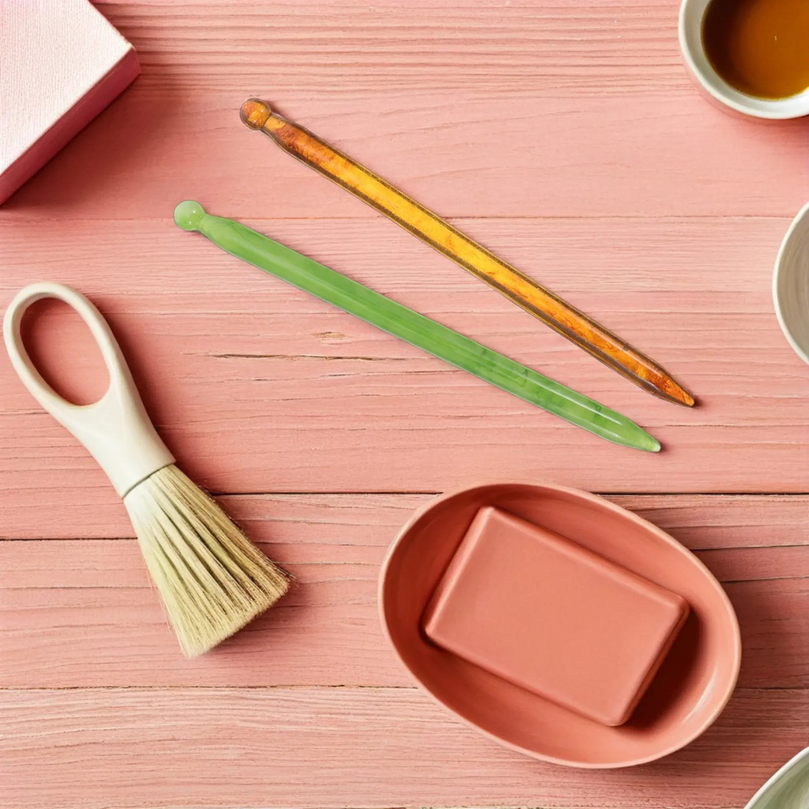 

Набор из 2 массажных инструментов для акупрессуры: массажер для всего тела, точечный массажер для лица, шеи, стоп, рефлексотерапия, глубокий массаж тканей, ручной массажер для расслабления