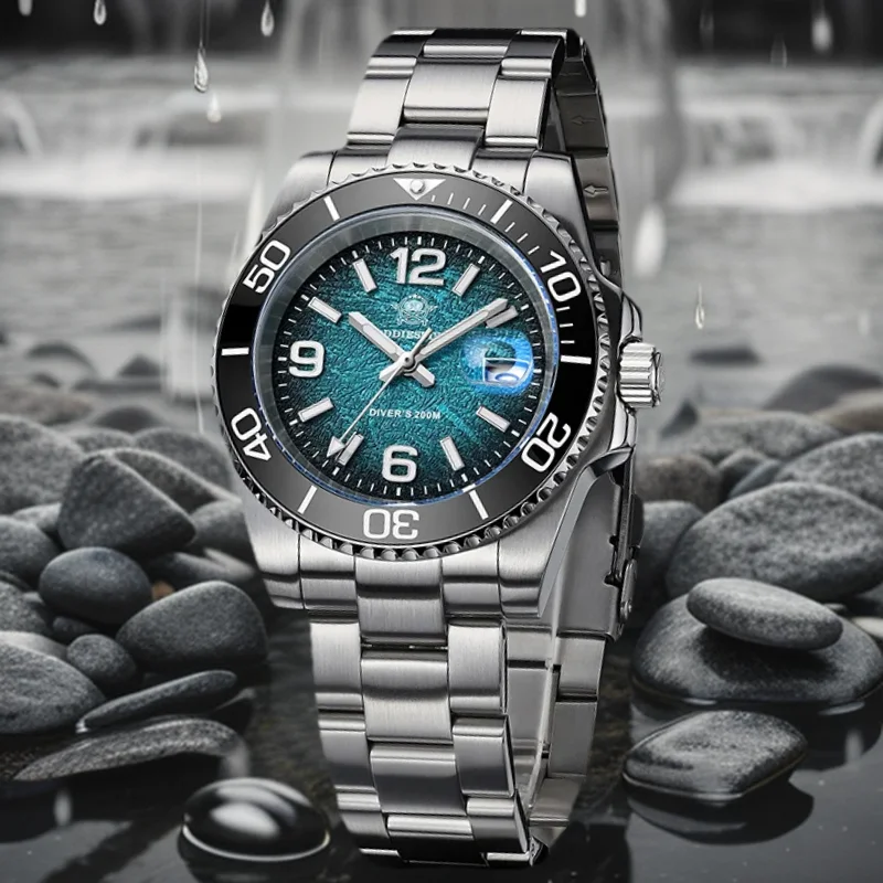 

ADDIESDIVE 41mm Watch For Men BGW9 Super Luminous Quartz Watch relogio masculino 20Bar Waterproof Watch reloj hombre AD2513