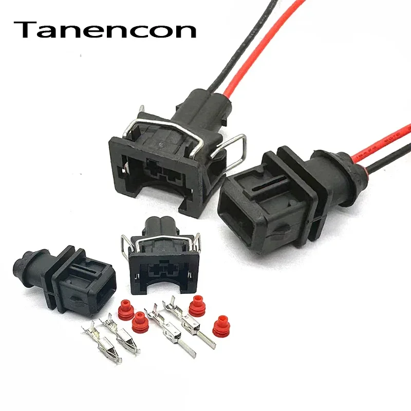 1 Set 2 Pin Automobile Sensore Acceleratore Spina Maschio Iniettore di Carburante Connettore Femmina per Changan Wuling 368354 -1 1928402448