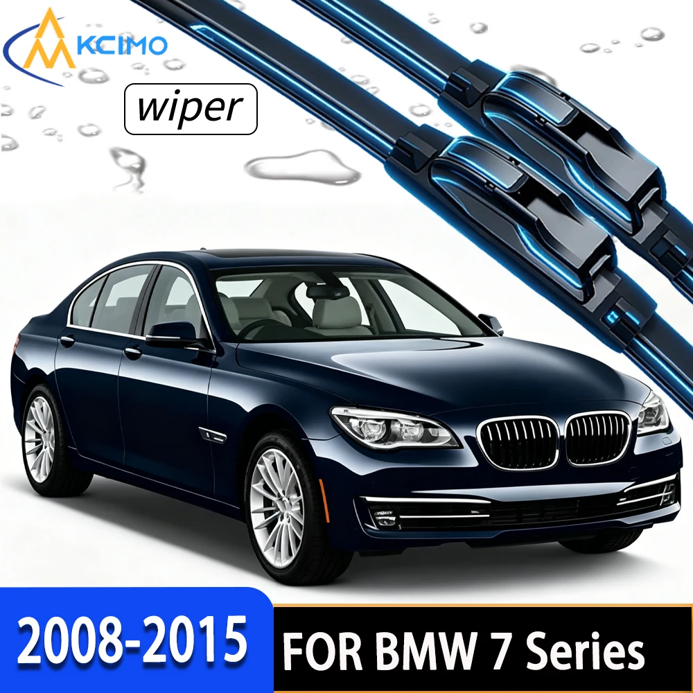 

Premium Front Wiper Blades with Durable Rubber for Stable All-Weather Wiping, Fit for BMW 7 Series F01-F04 2008-2015