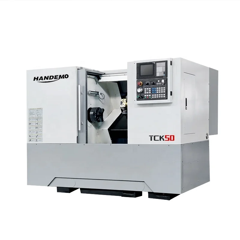 China Manufacturer TCK50 Inced Rail Turret Hine CNC Lathe