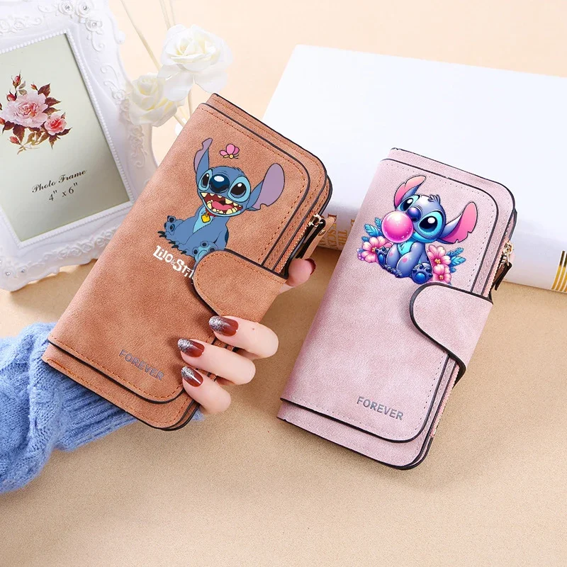 Lilo & Stitch Wallet Women Wallets Card Wallet Coin Wallet Women Bags for Women Purse ID Wallets Female Coin Purse Kawaii Gift