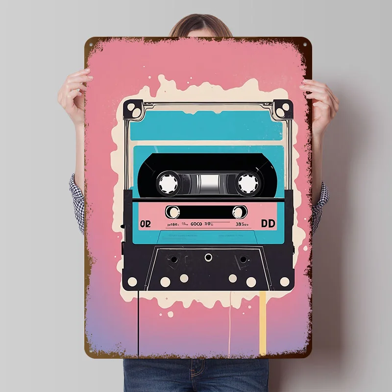 Retro Rewind Metal Poster Customized Wall Art Retro Vintage Metal Tin Signs for Bedroom Decorations Luxury Home Decor Items Room