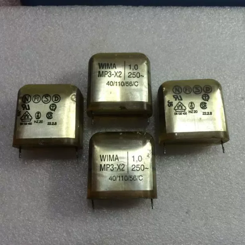 

10pcs WIMA MP3-X2 series 1UF250V AC 105K copper pin coupled infinite capacitor from Germany