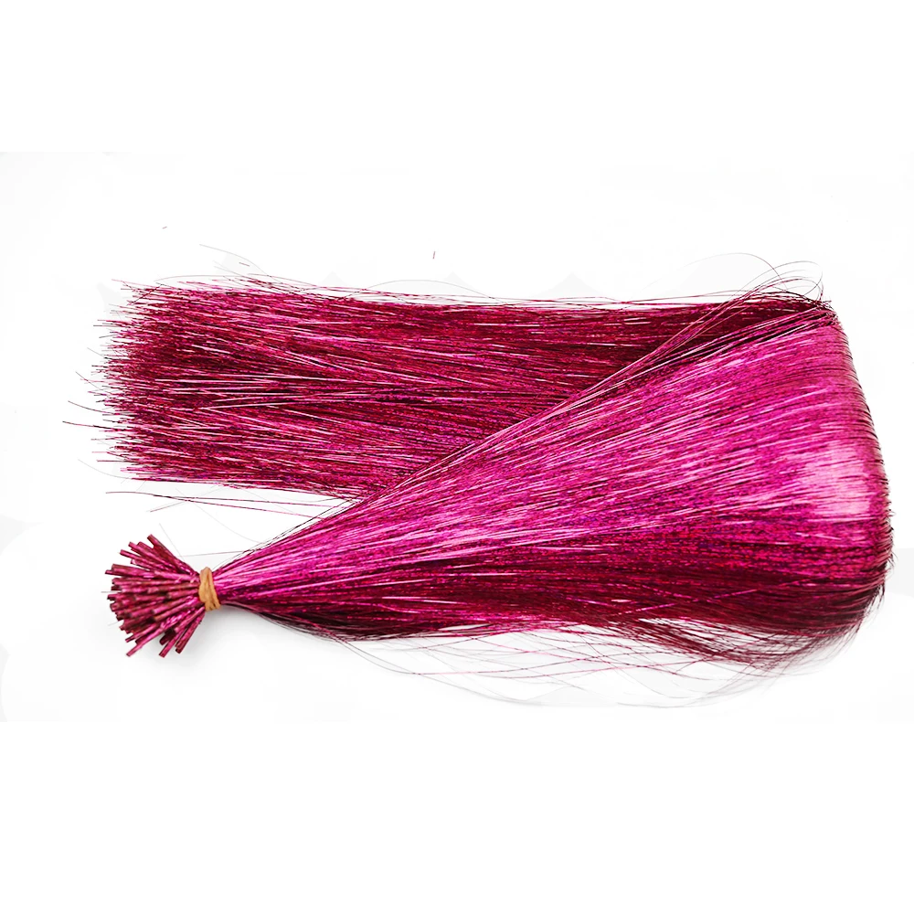 50 stks/pak I Tip Klatergoud Hair Extensions Glitter Klatergoud Haar Synthetische Fee Haarstukjes Dazzle Haaraccessoires Voor Vrouwen Party