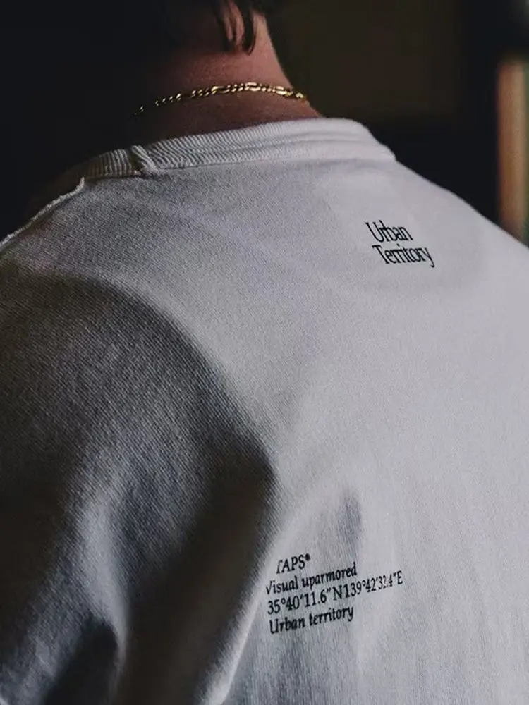 

WTAPS 25SS японская свободная футболка с вышивкой и буквенным принтом, повседневная футболка с круглым вырезом и короткими рукавами